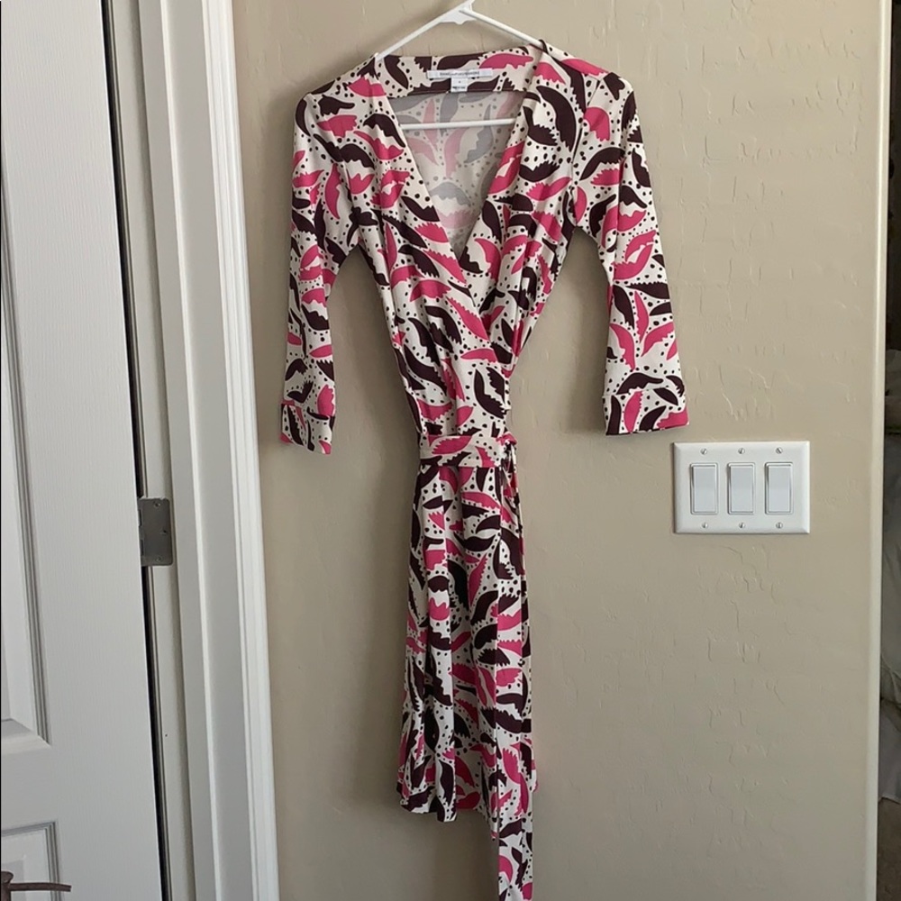 Diane von Furstenberg classic wrap dress.